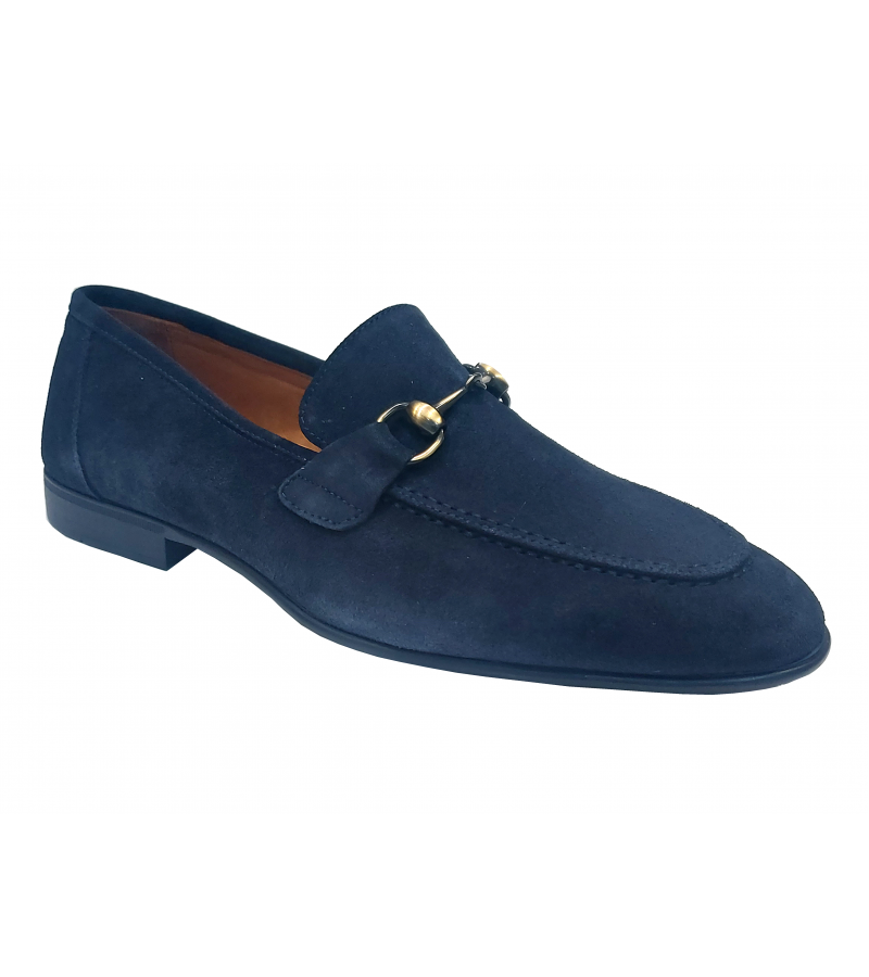 Philippe Lang - 7171052C Navy Suede